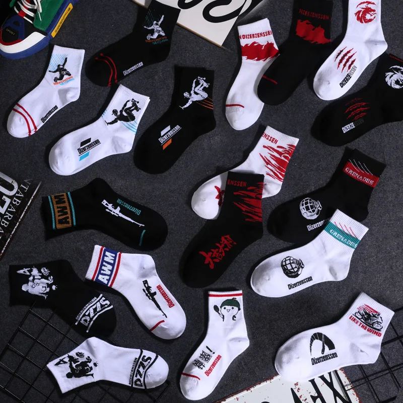 1Pair2021 Hot Sale Popular Cotton Sweat-Absorbent Personality Men And Women Sports Printed Socks Harajuku Style Playing Creative
1Pair2021 Hot Sale Popular Cotton Sweat-Absorbent Personality Men And Women Sports Printed Socks Harajuku Style Playing Creative
