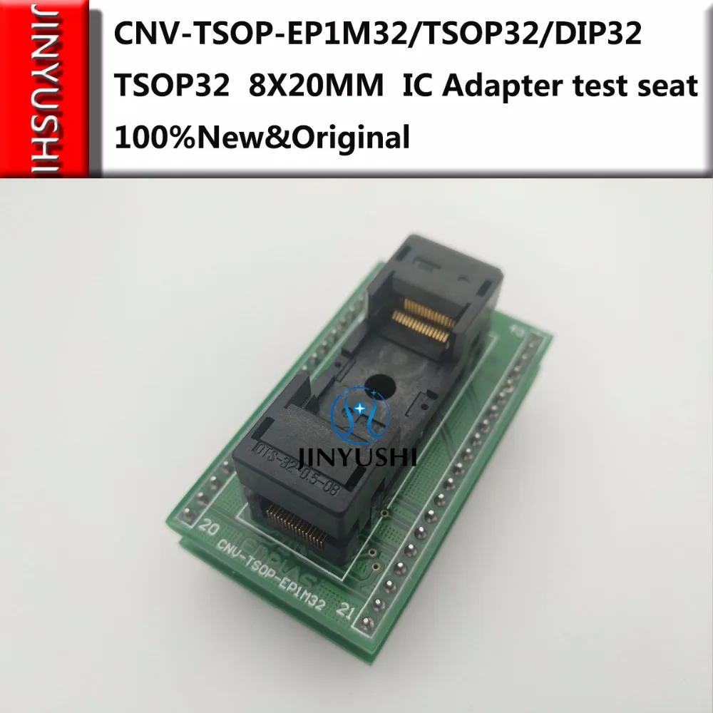 100%New&Original CNV-TSOP-EP1M32/TSOP32/DIP32 TSOP32 8X20MM ENPLAS IC Burning seat Adapter testing seat Test Socket test bench
100%New&Original CNV-TSOP-EP1M32/TSOP32/DIP32 TSOP32 8X20MM ENPLAS IC Burning seat Adapter testing seat Test Socket test bench