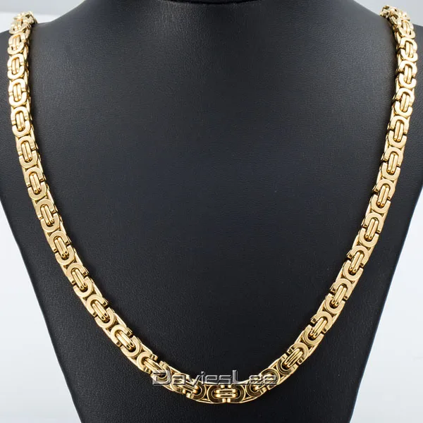 7mm Mens Necklaces Dropshipping Wholesale Fashion Jewelry Stainless Steel Byzantine Chain Necklace for Men Gift Jewelry LKN189
7mm Mens Necklaces Dropshipping Wholesale Fashion Jewelry Stainless Steel Byzantine Chain Necklace for Men Gift Jewelry LKN189