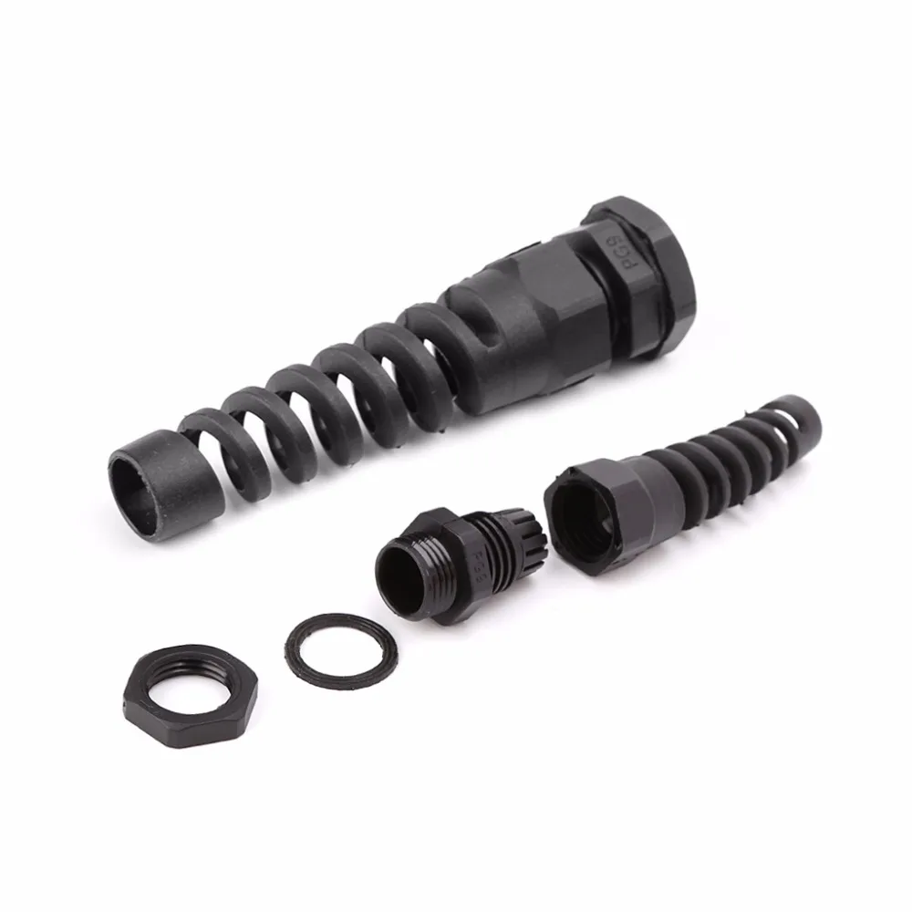 10pcs Length 70mm Waterproof M16 PG9 Cable Connectors Spiral Strain Relief Protector
10pcs Length 70mm Waterproof M16 PG9 Cable Connectors Spiral Strain Relief Protector