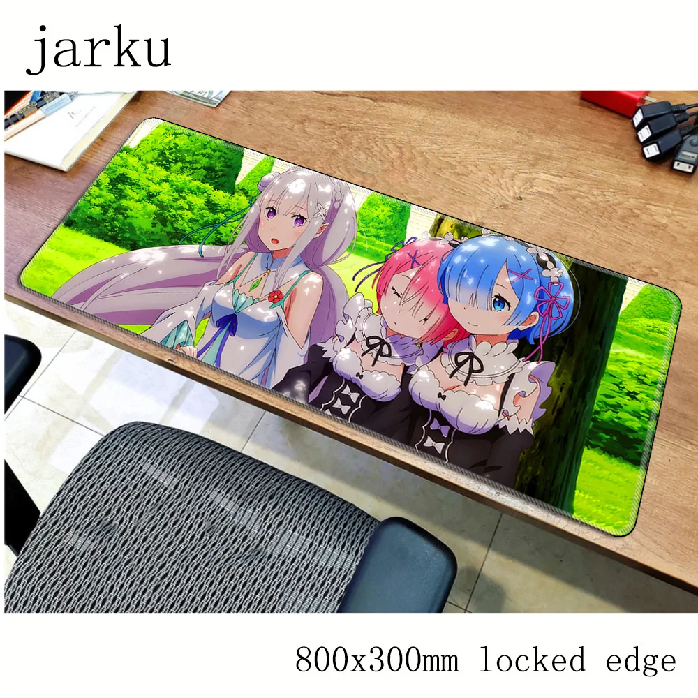 re zero mousepad gamer 800x300X3MM gaming mouse pad large locked edge notebook pc accessories laptop padmouse ergonomic mat
re zero mousepad gamer 800x300X3MM gaming mouse pad large locked edge notebook pc accessories laptop padmouse ergonomic mat