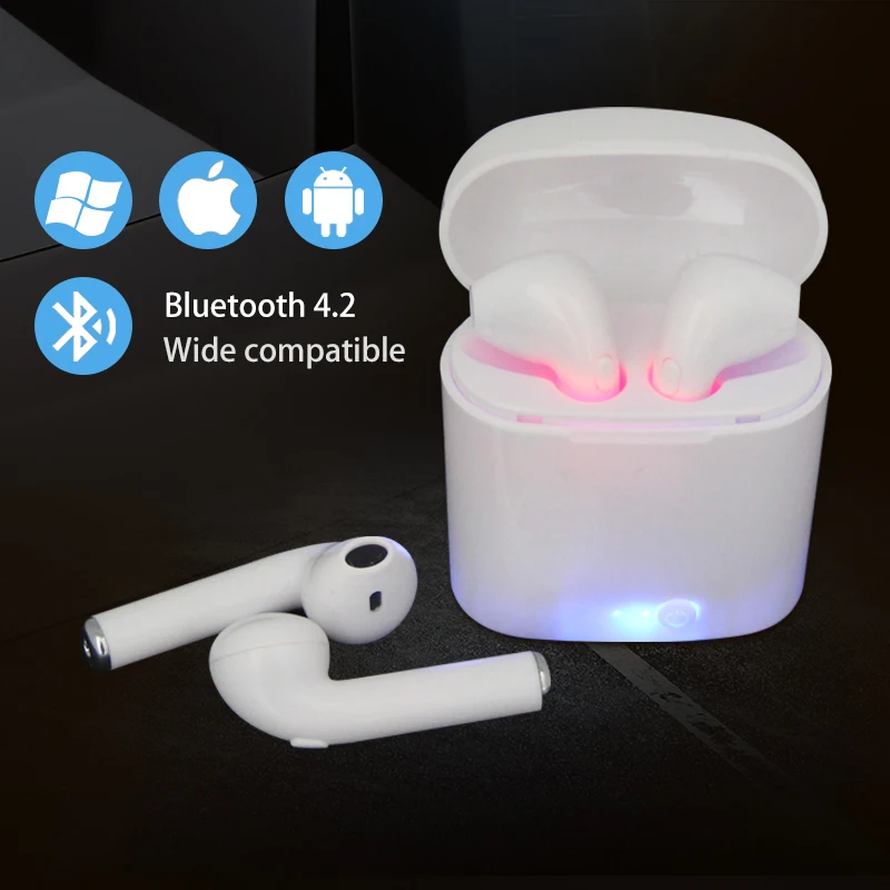 Wireless Earphones i7s TWS Mini in-ear Wireless Bluetooth Earphone Stereo Earbud Headset With Mic For All Smart Phone
Wireless Earphones i7s TWS Mini in-ear Wireless Bluetooth Earphone Stereo Earbud Headset With Mic For All Smart Phone