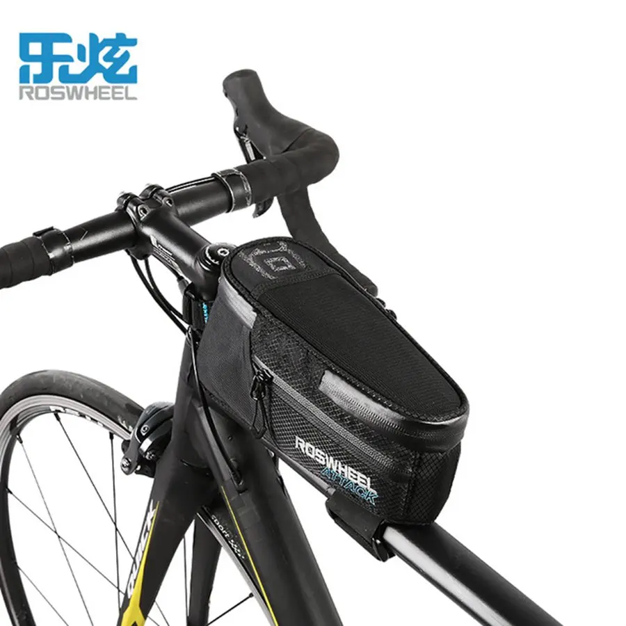 

ROSWHEEL 1.5L Rainproof bike bicycle front frame top tube bag Tube Bag Bike Front Beam Bag Road Bags