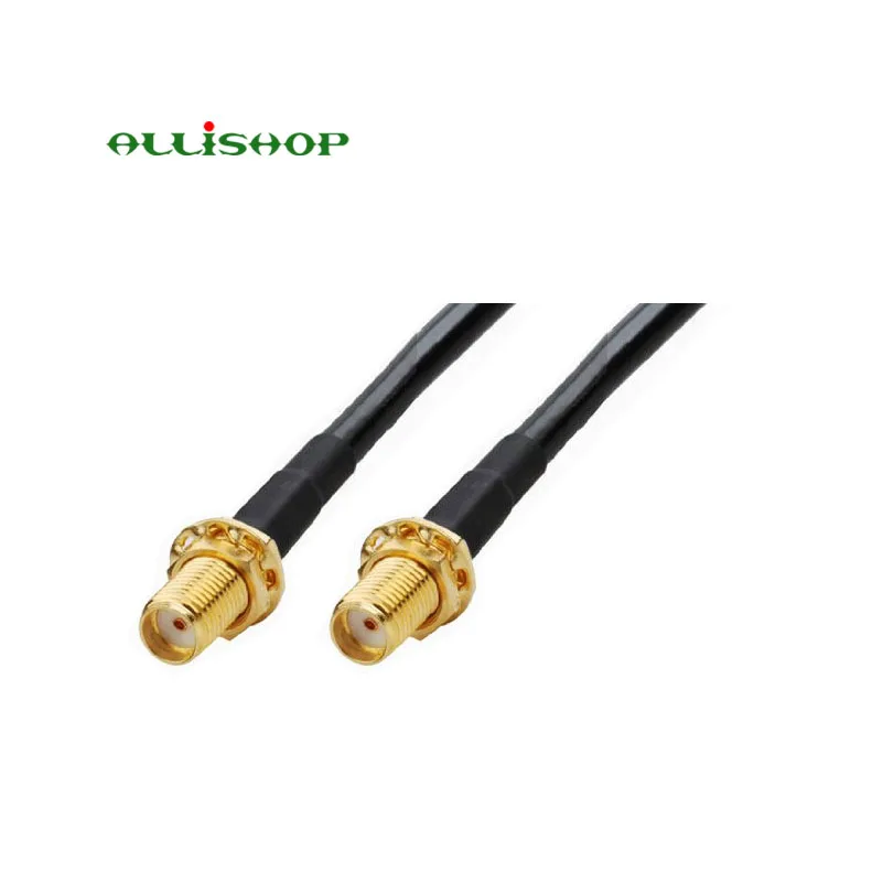 ALLiSHOP SMA female socket jack to SMA female socket jack low loss LMR195 0-3Ghz pigtail cable for Antenna extension quality
ALLiSHOP SMA female socket jack to SMA female socket jack low loss LMR195 0-3Ghz pigtail cable for Antenna extension quality