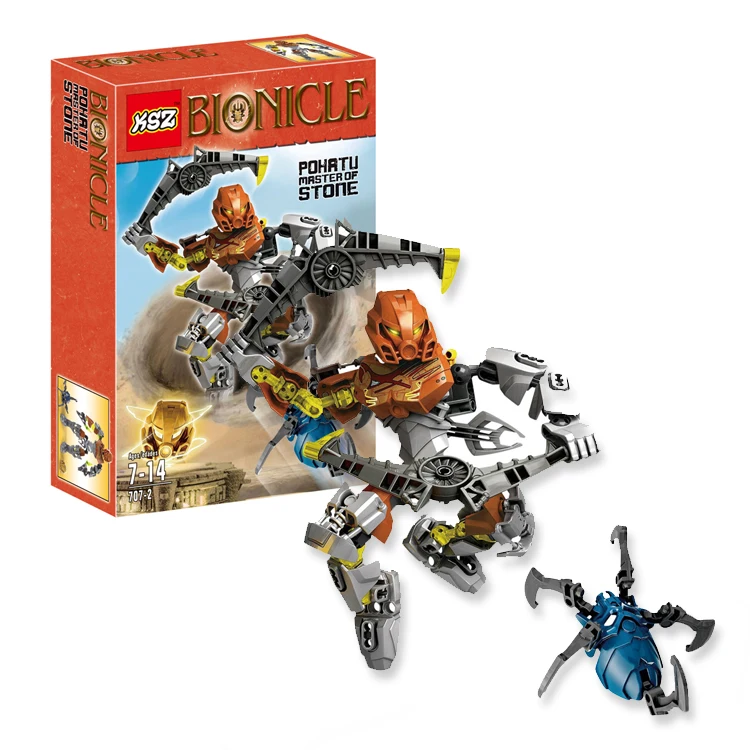 Smartable BIONICLE 707-2 Master of Stone Pohatu action figure Building Block Brick Toys Set Compatible BIONICLE 70785 BIONICLE
Smartable BIONICLE 707-2 Master of Stone Pohatu action figure Building Block Brick Toys Set Compatible BIONICLE 70785 BIONICLE