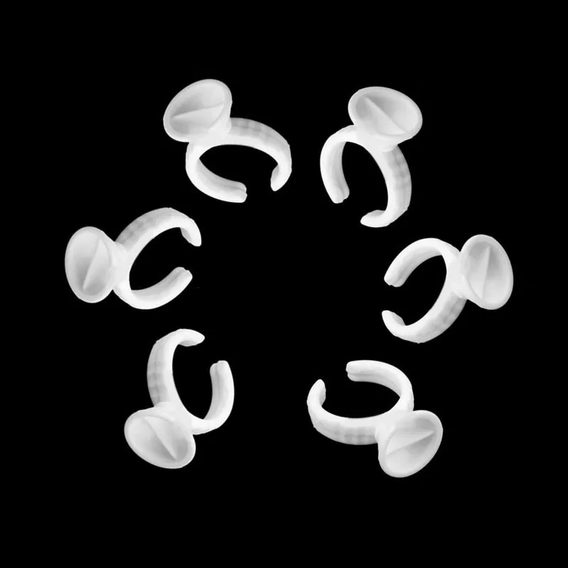 100 x Disposable Glue Holder Ring Pallet For Eyelash Extension Tattoo Pigment
100 x Disposable Glue Holder Ring Pallet For Eyelash Extension Tattoo Pigment