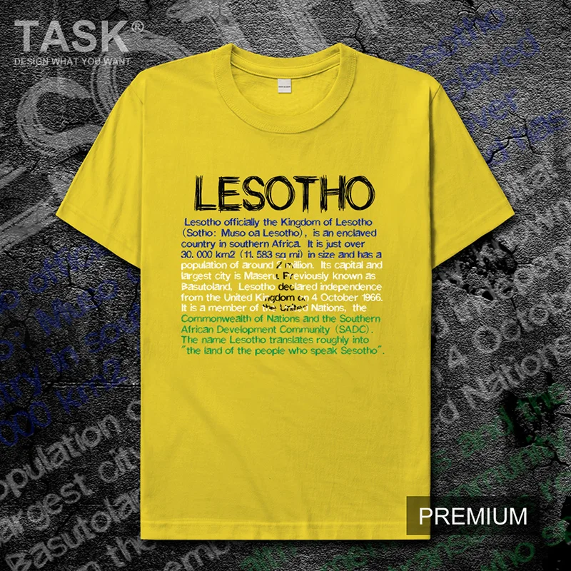 Kingdom of Lesotho LSO Sotho Basotho LS national team mens t shirt tops Short Sleeve sports clothes summer cotton t-shirt tide
Kingdom of Lesotho LSO Sotho Basotho LS national team mens t shirt tops Short Sleeve sports clothes summer cotton t-shirt tide