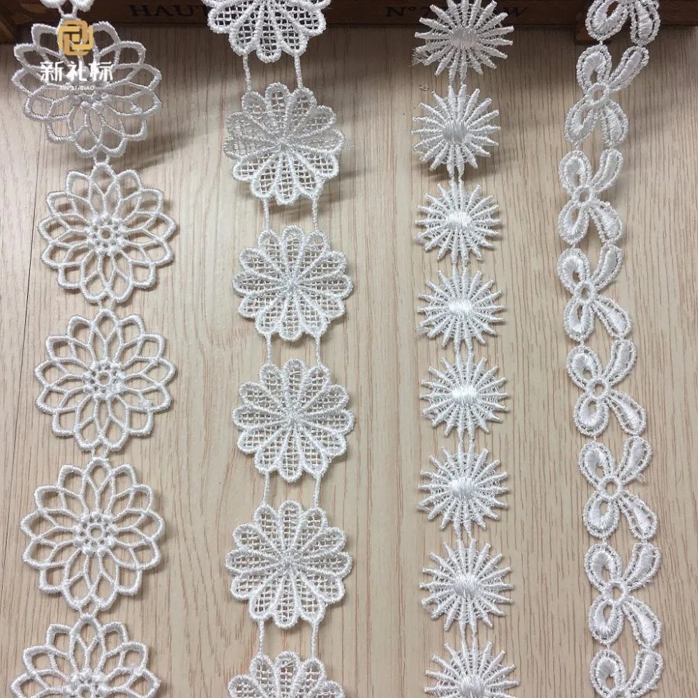 15Yards 4Styles Garment Accessories Flower Lace Trim Embroidery White Black Lace DIY Garment Sewing Supplies Wedding Decorations
15Yards 4Styles Garment Accessories Flower Lace Trim Embroidery White Black Lace DIY Garment Sewing Supplies Wedding Decorations