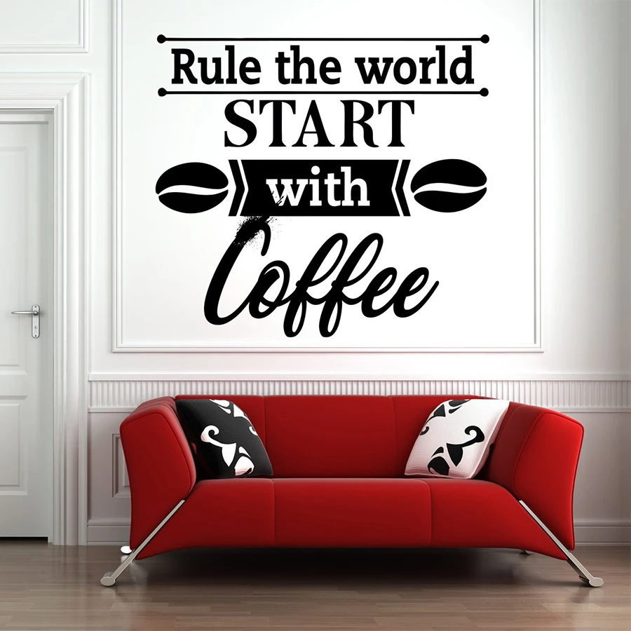 Good Coffee Quote Wall Decal Cup Tea Kitchen Word Vinyl Sticker Decals Mural Room Design Bedroom Home Decoration D510
Good Coffee Quote Wall Decal Cup Tea Kitchen Word Vinyl Sticker Decals Mural Room Design Bedroom Home Decoration D510