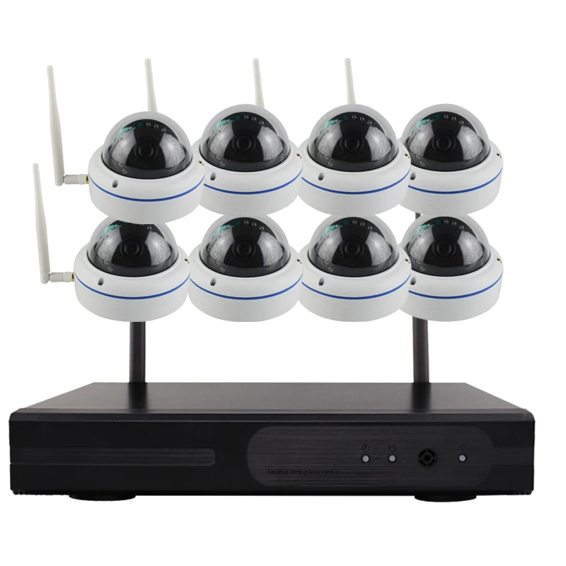 Aokwe Новое поступление 8ch Крытая купольная IR 720P IP реальная p2p WiFi Беспроводная cctv