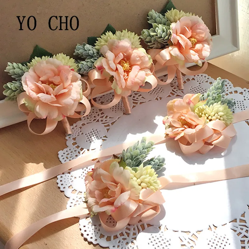 YO CHO High-end DIY Craft Supplies Rose Wrist Corsage Ribbon Flowers Wedding Party Bridesmaid Hand Crafted Flower Prom Party
YO CHO High-end DIY Craft Supplies Rose Wrist Corsage Ribbon Flowers Wedding Party Bridesmaid Hand Crafted Flower Prom Party