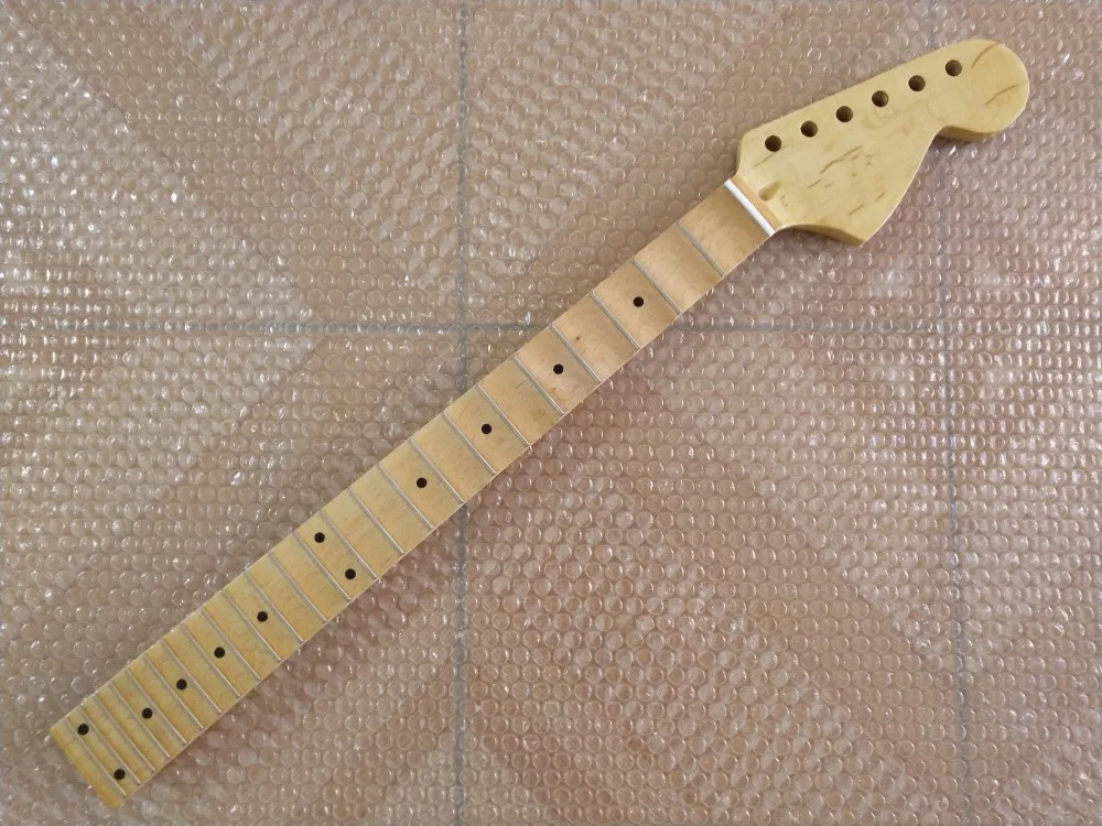 Большой головной убор полная волнистая гитара Шея для ST style 24 Fret Кленовая