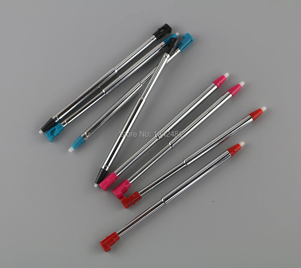100pcs High quality Metal Retractable Extendable Touch Screen Stylus Pen for 3DS
100pcs High quality Metal Retractable Extendable Touch Screen Stylus Pen for 3DS