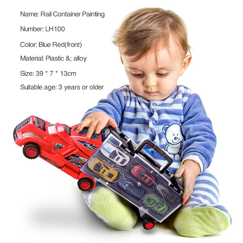 INBEAJY 2018 new high quality cartoon protagonist Metal Alloy Cars 3 Metal Truck Hauler with 6 Small Cars 3 Toys For Kids
INBEAJY 2018 new high quality cartoon protagonist Metal Alloy Cars 3 Metal Truck Hauler with 6 Small Cars 3 Toys For Kids