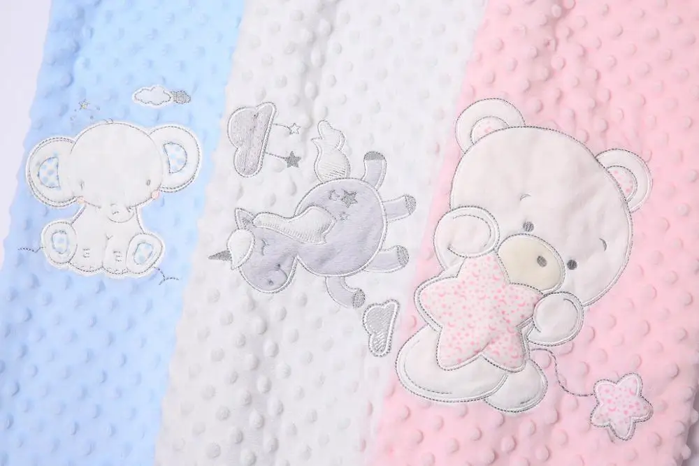 Мягкие детские одеяла для новорожденных 100% фланелевые теплые двухслойные