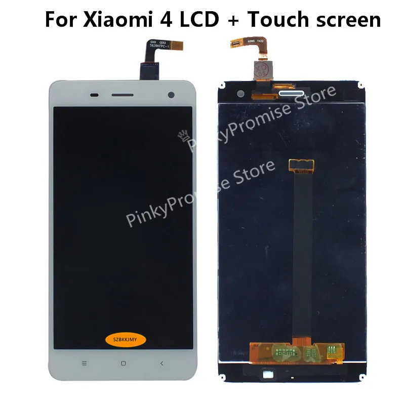 100% протестированный ЖК-дисплей IPS для xiaomi Mi4 m4 5 0 дюймовый сенсорный экран