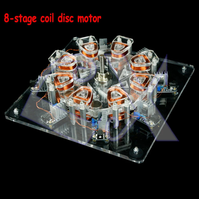 8-stage coil disc motor disc type electric machine 5000-10000rpm Star Engine pseudo-perpetual motion machine
8-stage coil disc motor disc type electric machine 5000-10000rpm Star Engine pseudo-perpetual motion machine