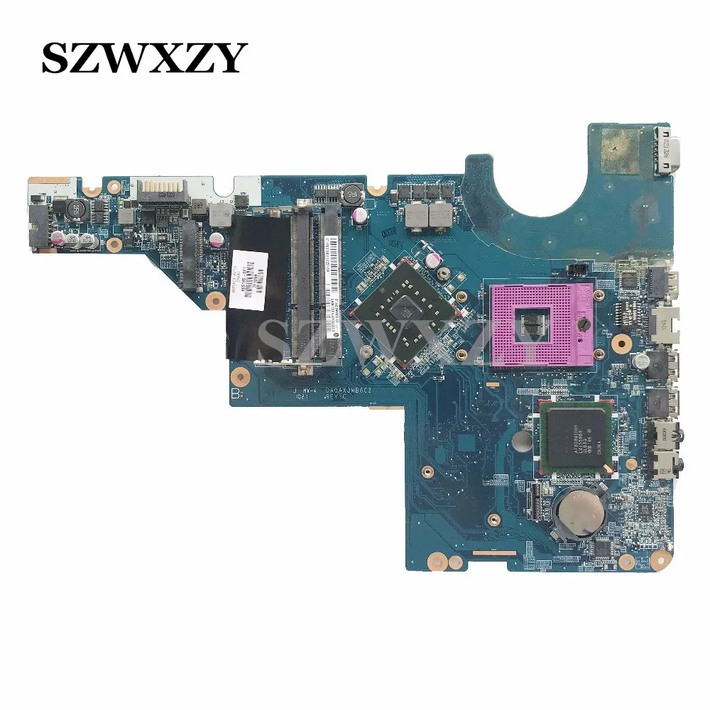 Материнская плата 605140-001 для ноутбука HP G42 CQ42 G62 CQ62 DA0AX3MB6C2 DDR3 GL40 полностью