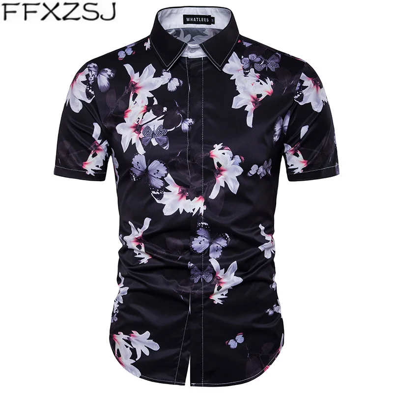Hide button Male Casual shirts 2018 summer fashion 3D floral printing Fit short Sleeve Beach shirt dress men EU/US size Tops
Hide button Male Casual shirts 2018 summer fashion 3D floral printing Fit short Sleeve Beach shirt dress men EU/US size Tops