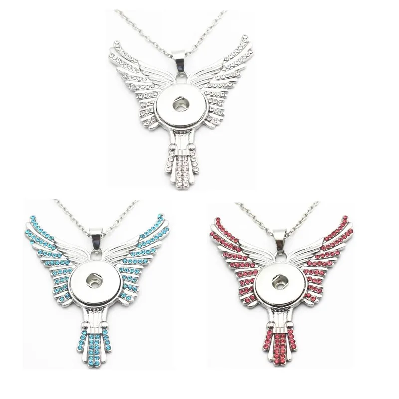 6pcs/lot Snap Jewelry Necklace Angel Wings Pink Rhinestone 18mm Snap Necklace For Women Button Neckalce With 50cm Chain Jewelry
6pcs/lot Snap Jewelry Necklace Angel Wings Pink Rhinestone 18mm Snap Necklace For Women Button Neckalce With 50cm Chain Jewelry