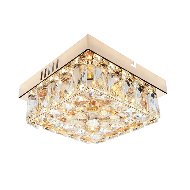 Modern Square Crystal Ceiling Lights for Indoor Home Lighting lamparas de techo led lamps Living Room
Modern Square Crystal Ceiling Lights for Indoor Home Lighting lamparas de techo led lamps Living Room