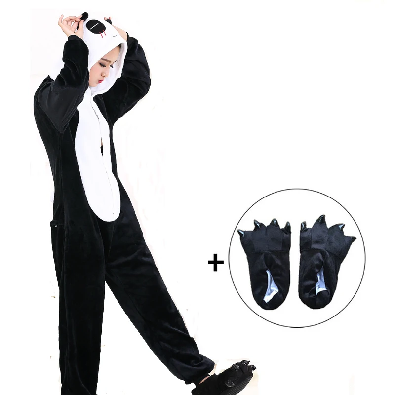 Panda Pajamas Kigurumi Bear Onesies For Adults Pyjamas Winter Animal Nightgown Women Sleepwear With Sneakers Cosplay Costume
Panda Pajamas Kigurumi Bear Onesies For Adults Pyjamas Winter Animal Nightgown Women Sleepwear With Sneakers Cosplay Costume