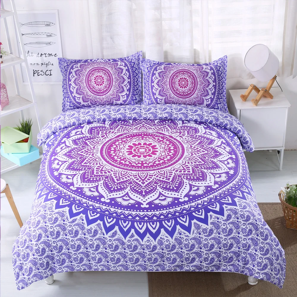 Duvet Cover Set Purple Mandala Shape with Style Sixties Inspired Oriental Abstract Art Decor Bedding Set
Duvet Cover Set Purple Mandala Shape with Style Sixties Inspired Oriental Abstract Art Decor Bedding Set