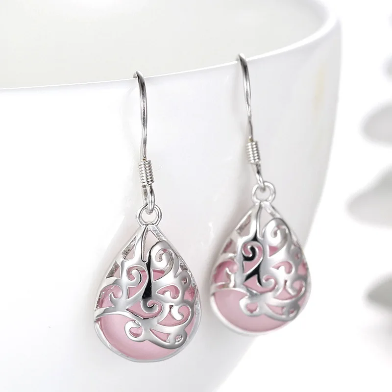 100% 925 sterling silver fashion natural opal stone water drop ladies`drop earrings jewelry female gift women drop shipping
100% 925 sterling silver fashion natural opal stone water drop ladies`drop earrings jewelry female gift women drop shipping