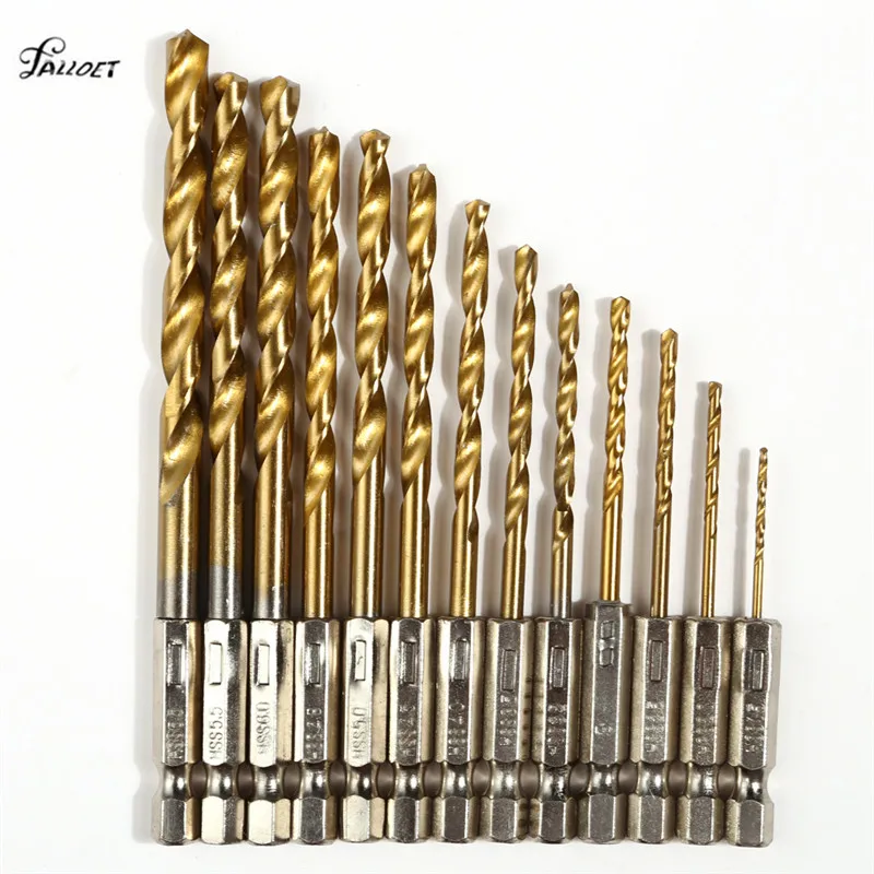 13pcs/Set Steel Hex Shank 1.5 - 6.5mm Metal Drills Bit for Wood Quick Cobalt Drill Tools Set Countersink Woodworking Tool
13pcs/Set Steel Hex Shank 1.5 - 6.5mm Metal Drills Bit for Wood Quick Cobalt Drill Tools Set Countersink Woodworking Tool