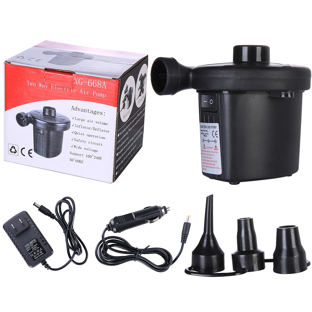 Portable Electric Air Pump Air Bed Mattress Boat Car Auto Air Inflatable Pump For Camping Inflator DC 12V
Portable Electric Air Pump Air Bed Mattress Boat Car Auto Air Inflatable Pump For Camping Inflator DC 12V