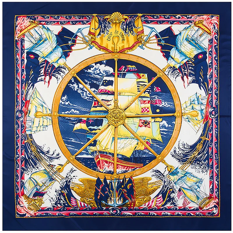 KOI LEAPING Fashion Western style 130 Silk Scarf sailboat pattern Printing shawl Female big Scarf Headscarf Sunscreen Scarf gift
KOI LEAPING Fashion Western style 130 Silk Scarf sailboat pattern Printing shawl Female big Scarf Headscarf Sunscreen Scarf gift