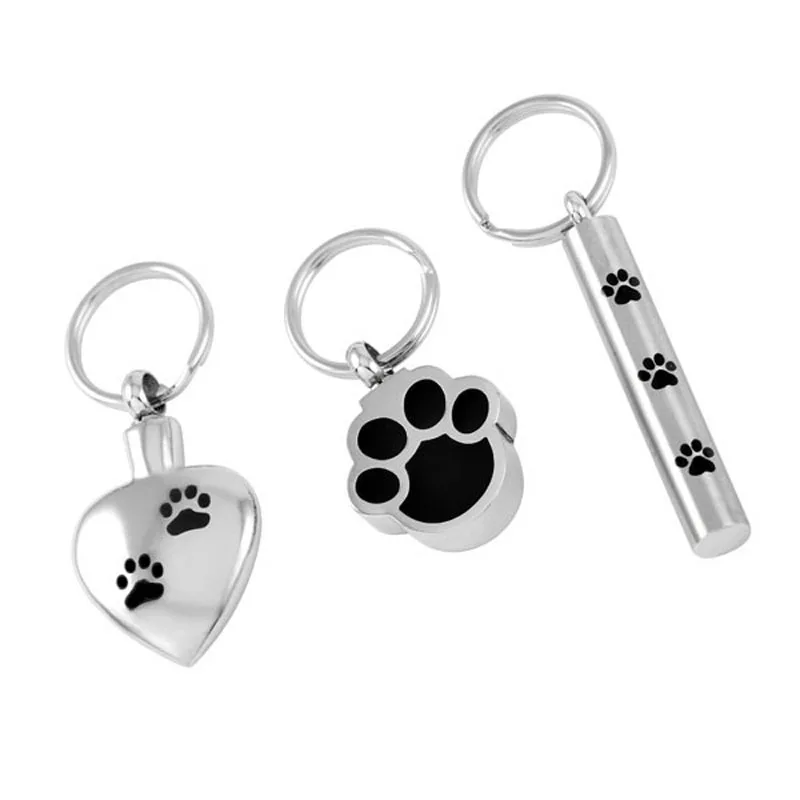 IJD8309 Pet Urn Keychain Dog Cat Paw Cremation Keepsake Memorial Ashes Jewelry Stainless Cylinder Animal
IJD8309 Pet Urn Keychain Dog Cat Paw Cremation Keepsake Memorial Ashes Jewelry Stainless Cylinder Animal