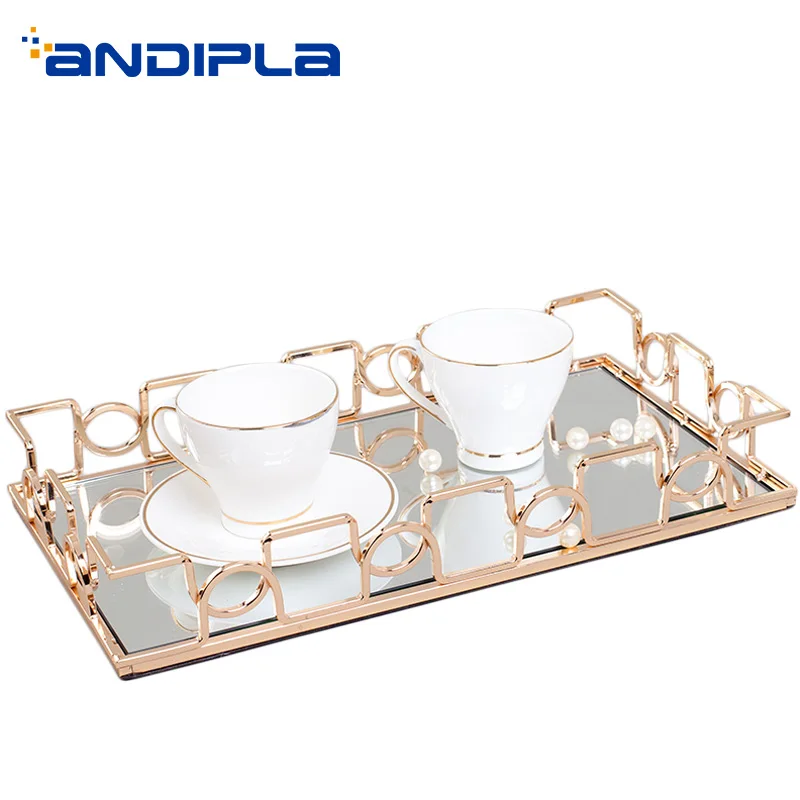 Nordic Style Decor Plate Metal Glass Gold Color Display Plates Tea Tray Teacup Teapot Tray Cosmetic Storage Dish Craft Adornment
Nordic Style Decor Plate Metal Glass Gold Color Display Plates Tea Tray Teacup Teapot Tray Cosmetic Storage Dish Craft Adornment