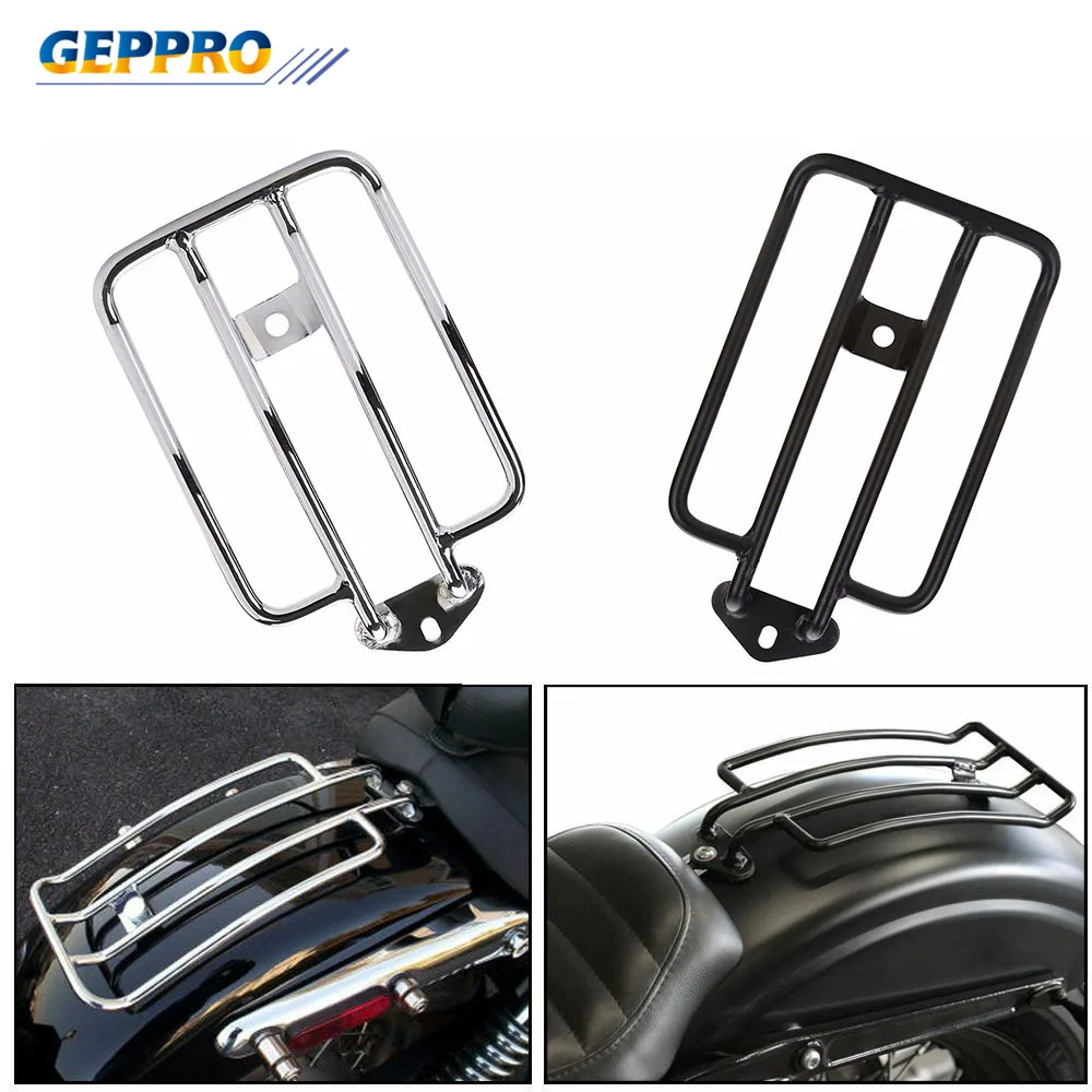 GEPPRO Motorcycle Rear Luggage Rack Support Shelf Frame For Harley-Davidson with Stock Solo Seats XL883 XL1200 X48
GEPPRO Motorcycle Rear Luggage Rack Support Shelf Frame For Harley-Davidson with Stock Solo Seats XL883 XL1200 X48