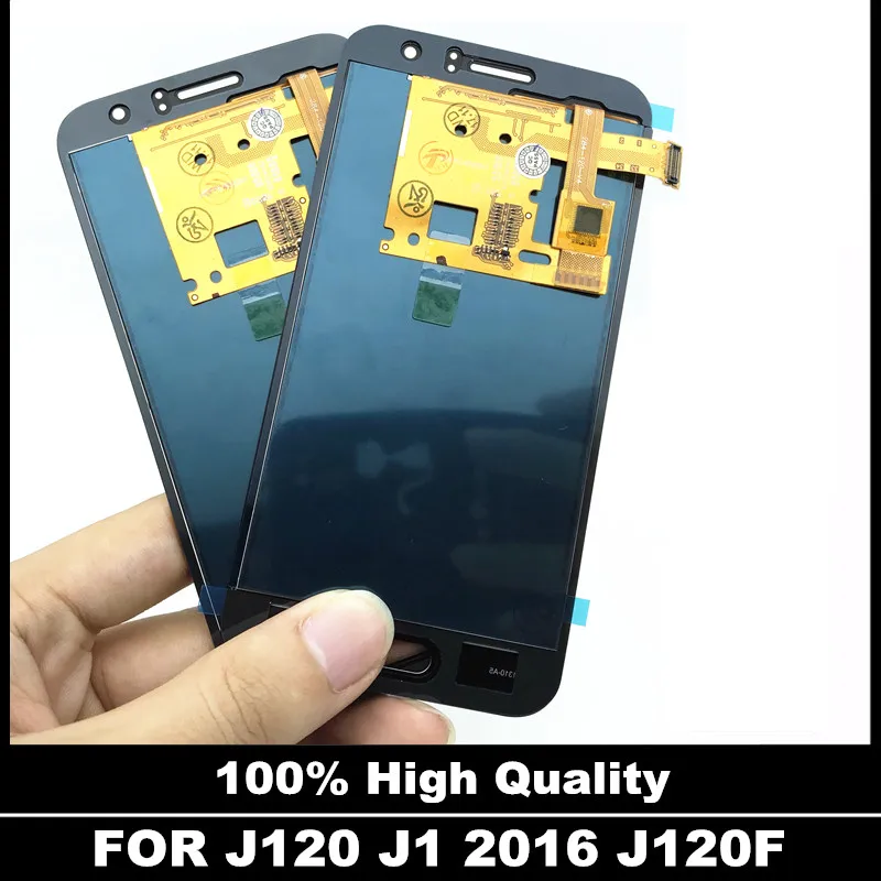 100% протестированный высококачественный ЖК дисплей для Samsung Galaxy J120 2016 J120F J120H экран