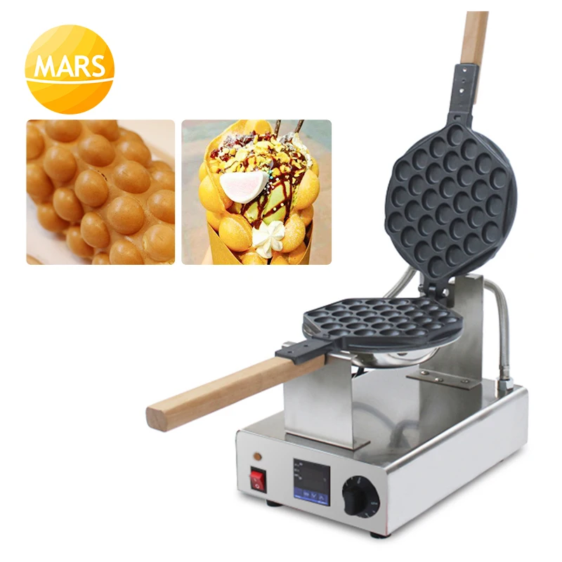 Mars Commercial 110v 220v electric egg waffle machine digital Bubble Waffle Maker Egg puff maker for sale
Mars Commercial 110v 220v electric egg waffle machine digital Bubble Waffle Maker Egg puff maker for sale