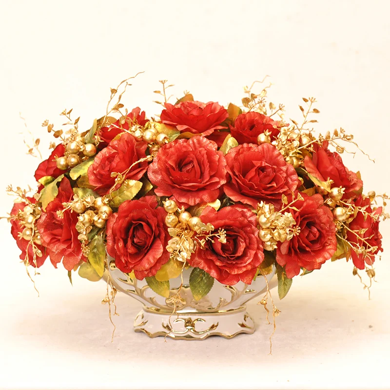 Royal golden beads - set fashion artificial flower set living room dining table home decoration flower
Royal golden beads - set fashion artificial flower set living room dining table home decoration flower