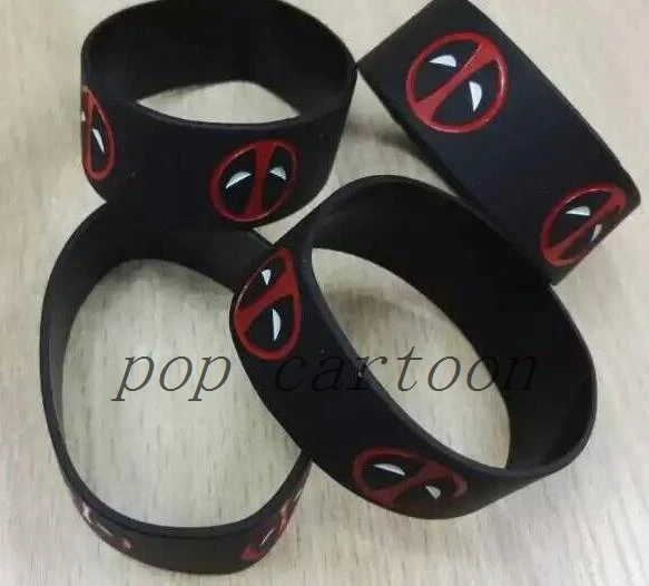 50 pcs Popular Deadpool Wristband Silicone Promotion Gift Filled In Color Bracelet s44
50 pcs Popular Deadpool Wristband Silicone Promotion Gift Filled In Color Bracelet s44