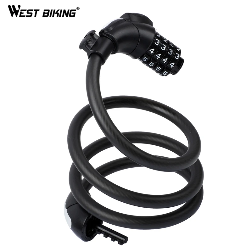 WEST BIKING Bike Lock Password Bicycle Anti Theft Cable Lock Steel Security MTB Road Bike Motorcycle Locks Cycling Acessories
WEST BIKING Bike Lock Password Bicycle Anti Theft Cable Lock Steel Security MTB Road Bike Motorcycle Locks Cycling Acessories