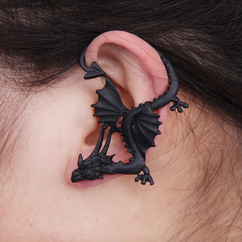10Pcs/Lot Free Shipping Fashion Jewelry Earrings Punk Dragon Long Ear Cuff Earring Jackets For Women And Men Wholesale EJ015
10Pcs/Lot Free Shipping Fashion Jewelry Earrings Punk Dragon Long Ear Cuff Earring Jackets For Women And Men Wholesale EJ015