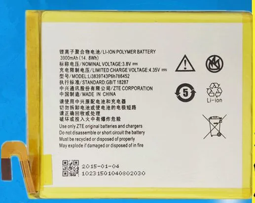 Батарея jinsuli для ZTE Q509T Li3839T43P6h786452, 3900 мАч, бесплатная доставка, с номером отслеживания
Батарея jinsuli для ZTE Q509T Li3839T43P6h786452, 3900 мАч, бесплатная доставка, с номером отслеживания