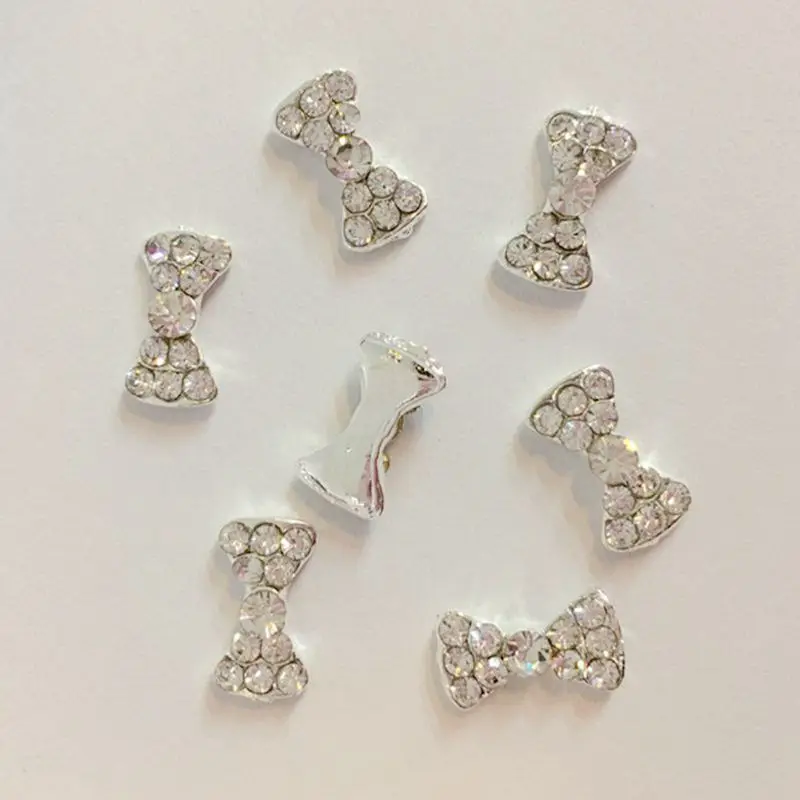 10 Pcs/bag New Nail Alloy Bow Cor Gem Paste The Crystal Manufacturers Supply 3D Nail Art Decoration DIY Tools For Manicure Decor
10 Pcs/bag New Nail Alloy Bow Cor Gem Paste The Crystal Manufacturers Supply 3D Nail Art Decoration DIY Tools For Manicure Decor