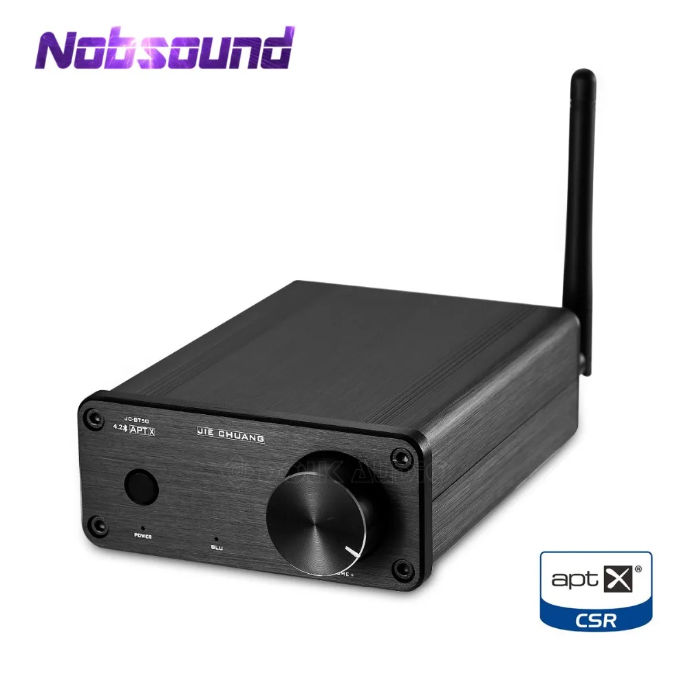 Nobsound Mini TPA3116 Digital Power Amplifier Bluetooth 4.2 Audio Receiver APTX 50W+50W Black Chassis With Power Adapter
Nobsound Mini TPA3116 Digital Power Amplifier Bluetooth 4.2 Audio Receiver APTX 50W+50W Black Chassis With Power Adapter
