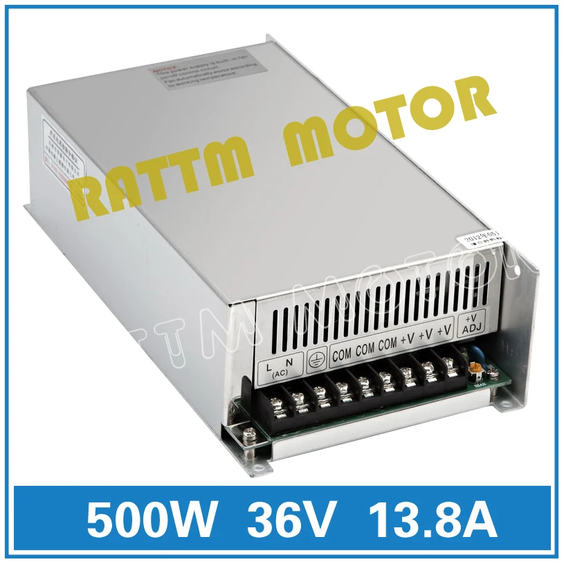 500W 36V DC Switch Power Supply DC power CNC Router Single Output Foaming Mill Cut Laser Engraver Plasma 14A
500W 36V DC Switch Power Supply DC power CNC Router Single Output Foaming Mill Cut Laser Engraver Plasma 14A