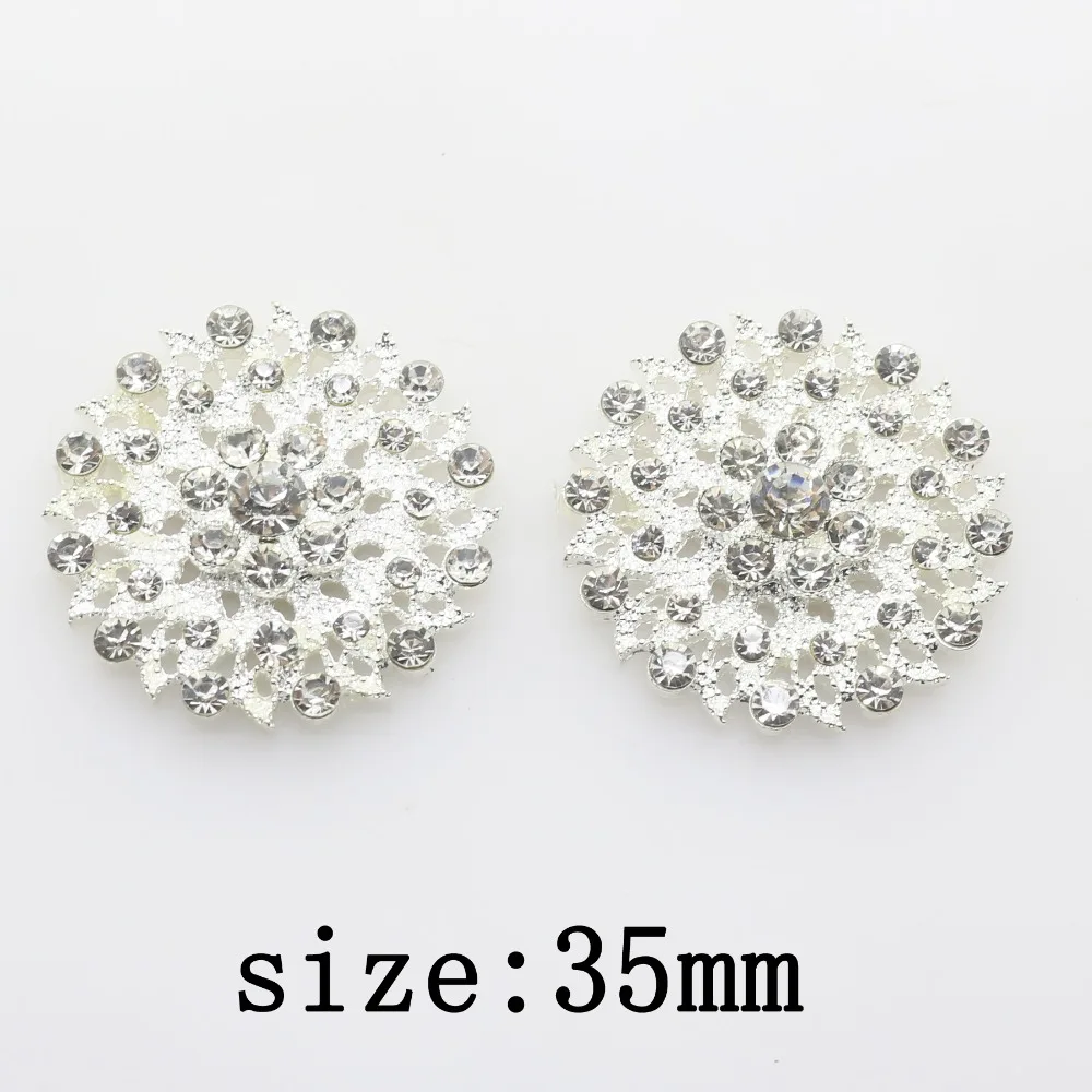Fashion Hot 5Pcs 35mm round Alloy flower Diy Wedding Jewelry Accessories Rhinestone buckle Flat Back Base Settings Wholesale
Fashion Hot 5Pcs 35mm round Alloy flower Diy Wedding Jewelry Accessories Rhinestone buckle Flat Back Base Settings Wholesale