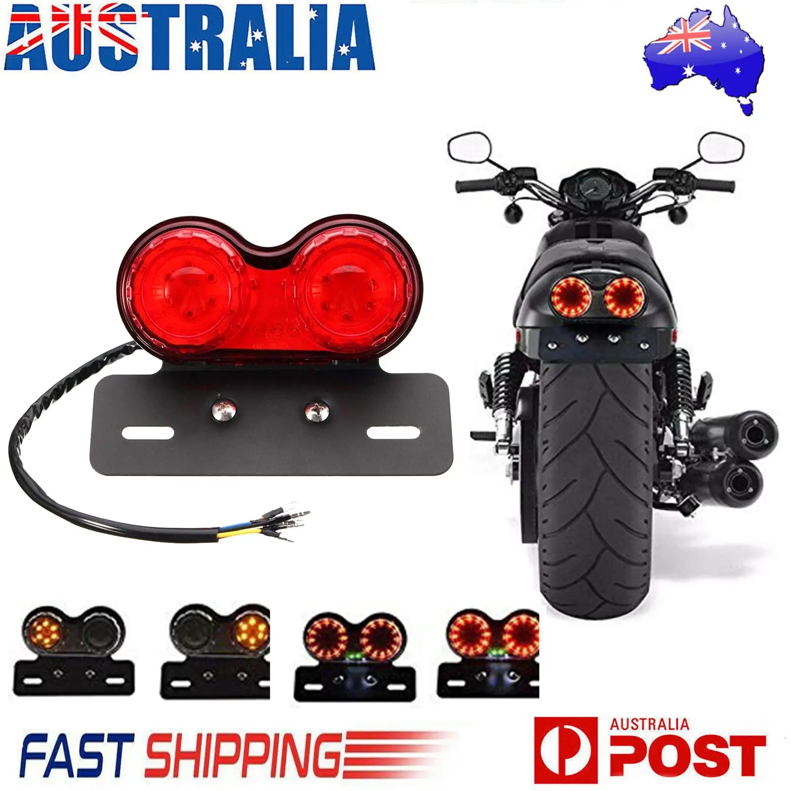 Red Universal 12V Motorcycle LED Rear Tail Light Brake Lamp Waterproof Dustproof Turn Signal Light
Red Universal 12V Motorcycle LED Rear Tail Light Brake Lamp Waterproof Dustproof Turn Signal Light