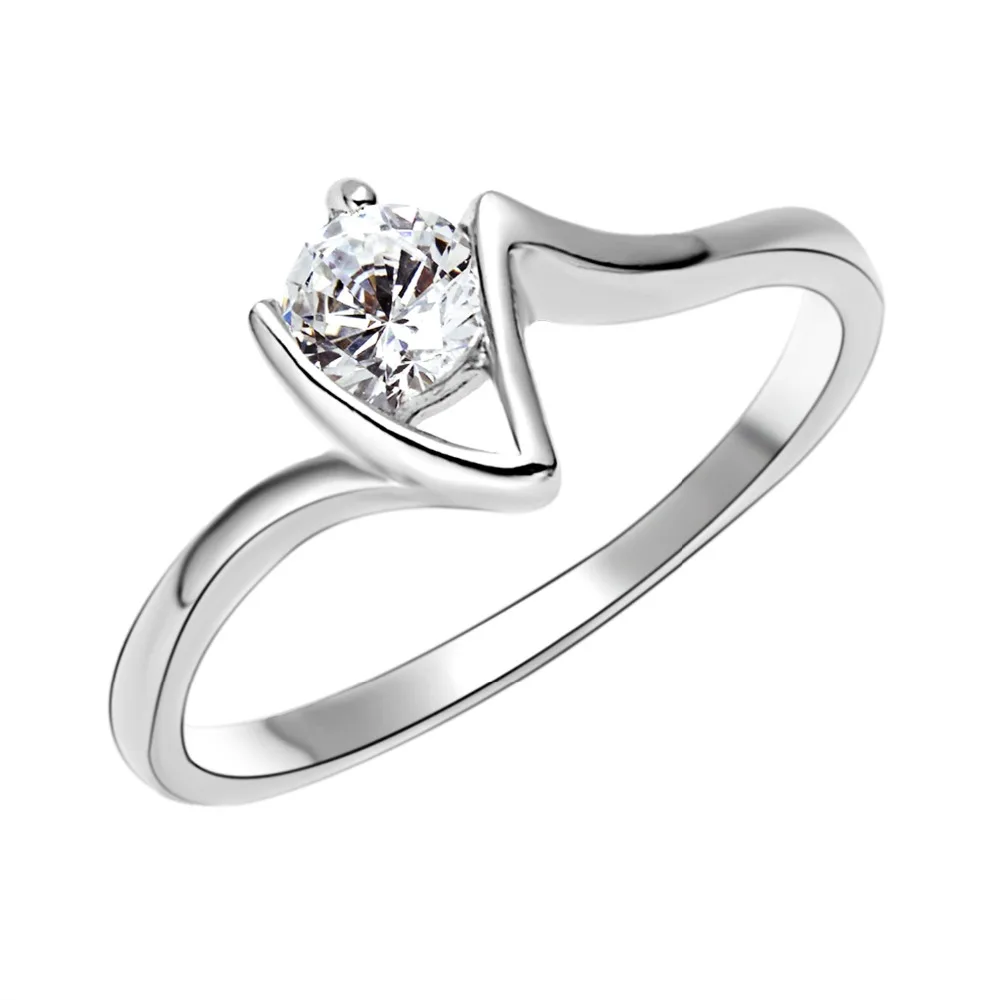 Silver Color Big Round Crystal Rings For Women V Shape Ring Fashion Wedding Bride Jewelry Engagement Bijouterie Female
Silver Color Big Round Crystal Rings For Women V Shape Ring Fashion Wedding Bride Jewelry Engagement Bijouterie Female