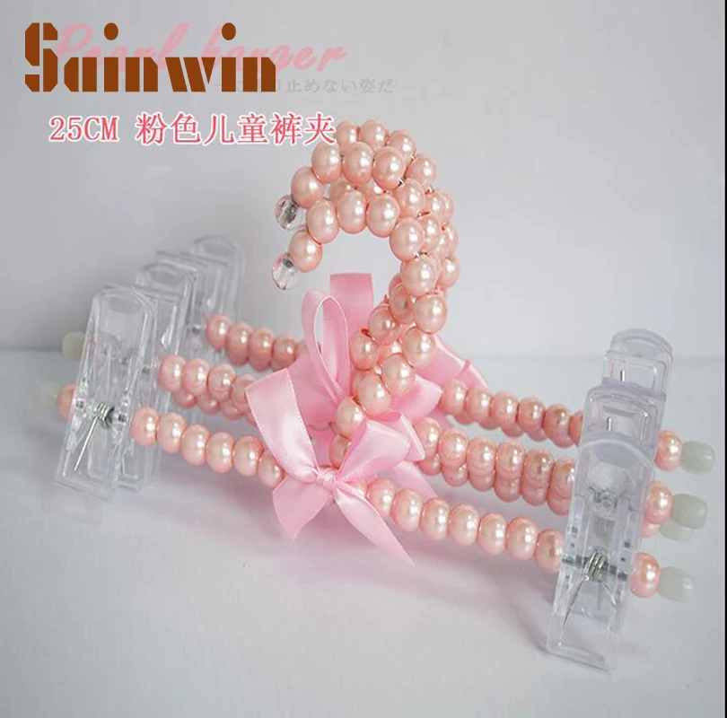 Sainwin 5pcs/lot 25cm Plastic pearl hanger High quality pink child hangers for clothes slip-resistant seamless pants clip
Sainwin 5pcs/lot 25cm Plastic pearl hanger High quality pink child hangers for clothes slip-resistant seamless pants clip