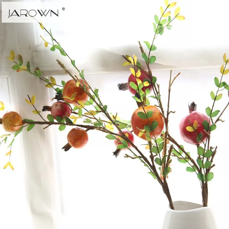 Artificial pomegranate Plastic Fruit Branch Artificial Green Plant Flowers for Wedding Home Garden Decoration
Artificial pomegranate Plastic Fruit Branch Artificial Green Plant Flowers for Wedding Home Garden Decoration