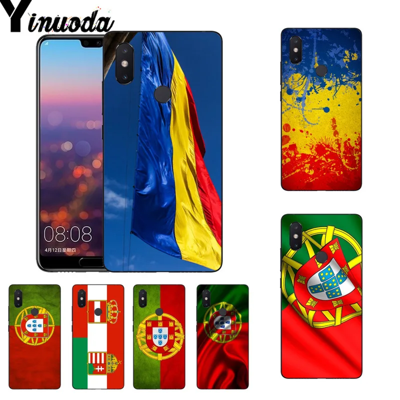 Чехол Yinuoda с изображением флага Португалии из румынии для телефона Xiaomi Mi 6 Mix2 Mix2S